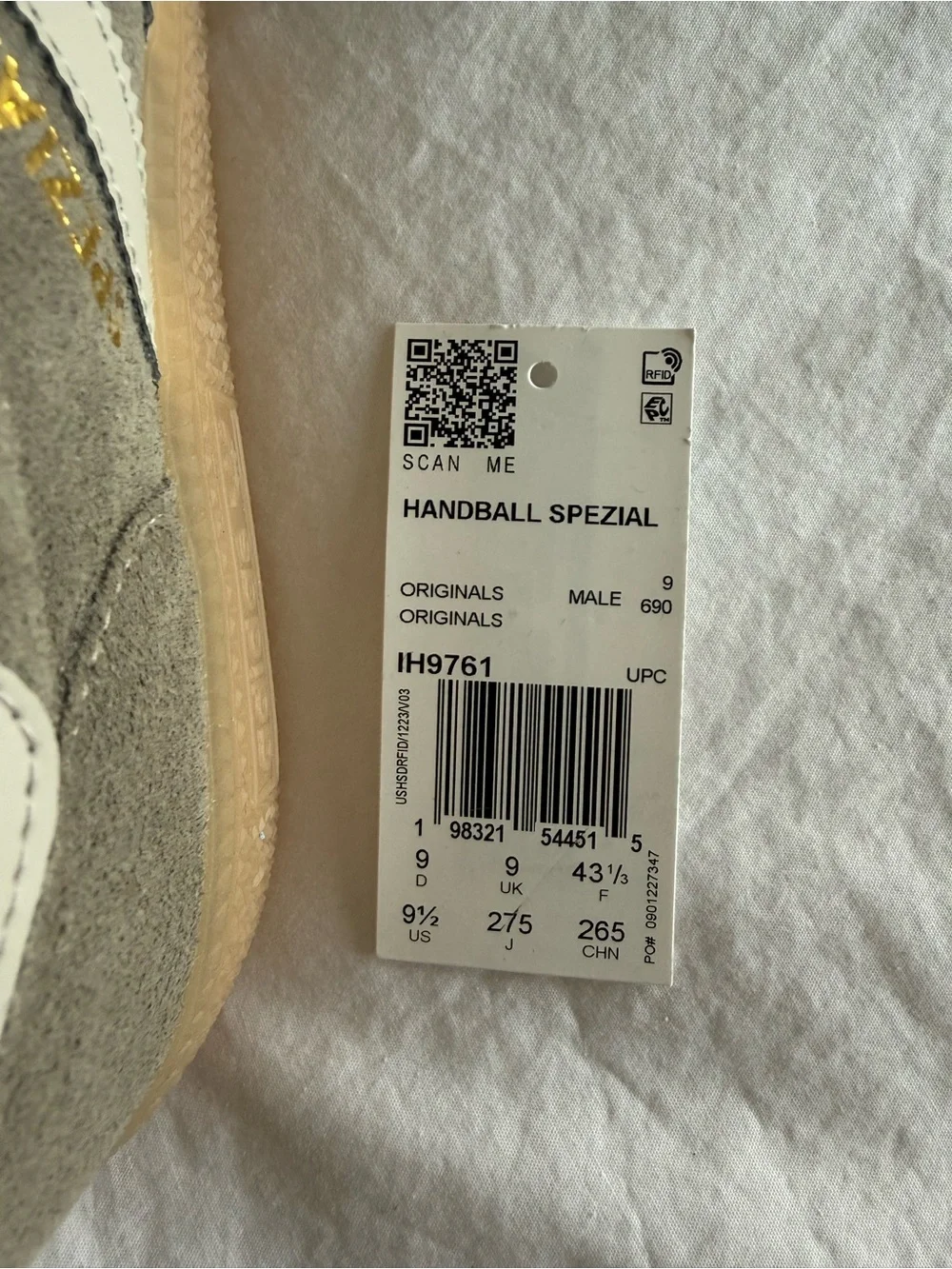 NWT Adidas Handball Spezial clay/beige